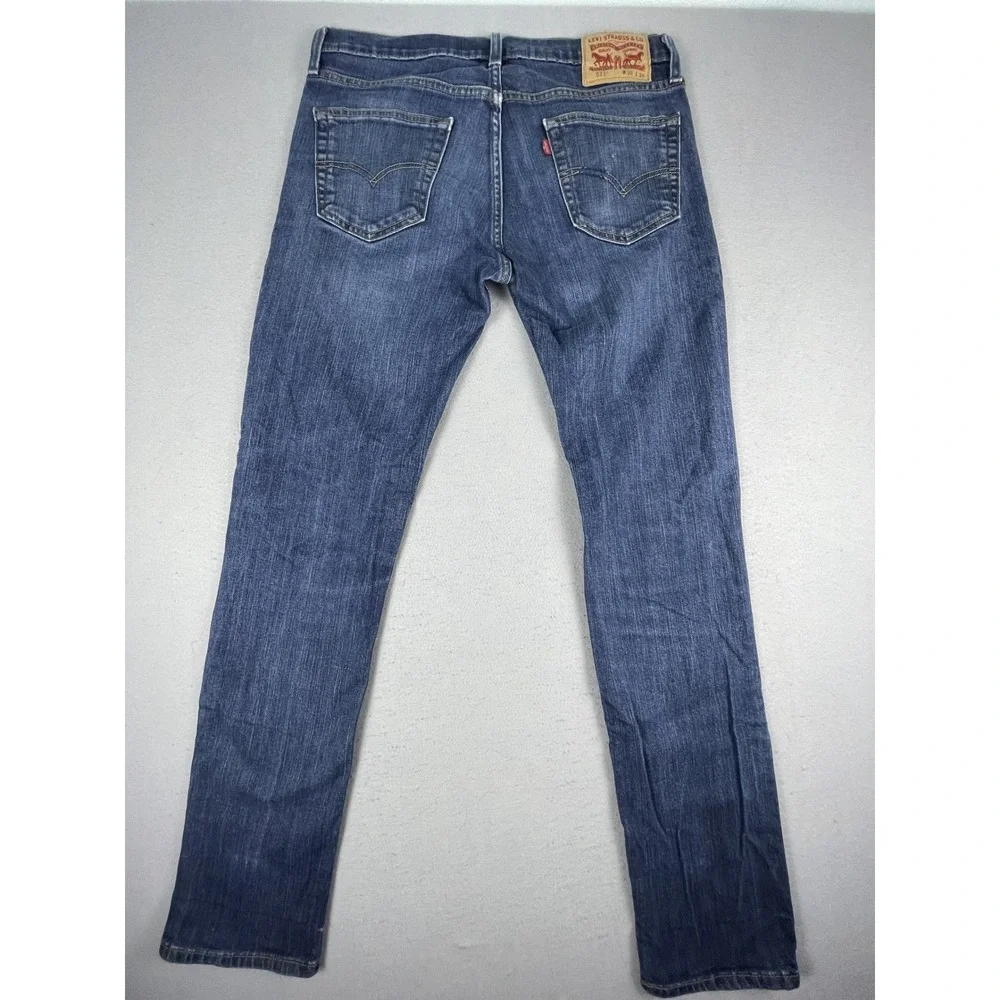 Levi's Jeans Mens 33x34 Blue 511 Slim Fit Medium Wash Denim Casual Pants